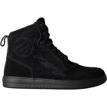RST HiTop Botas de Moto Perforadas para Mujer - Negro (Talla 40)