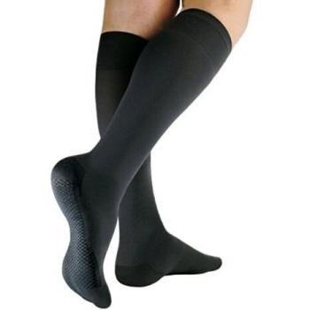 Medias Opacas Relax Unisex Clase 2 25-32 mmHg con Punta Cerrada Color Negro Talla XXL