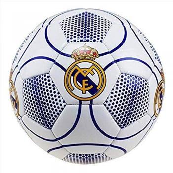 Balón de Fútbol Grande Real Madrid en Blanco y Azul
