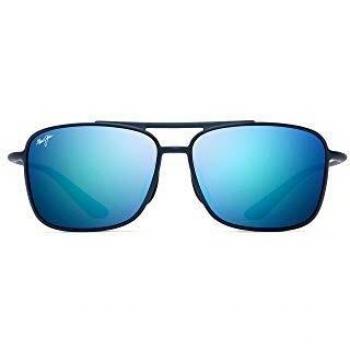 Maui Jim Kaupo Gap Square Polarized Sunglasses - Blue, 61 MM, Prescription or Non-Prescription Available