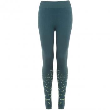 M Life Primary Leggin, Dark Emerald/Lime, XS