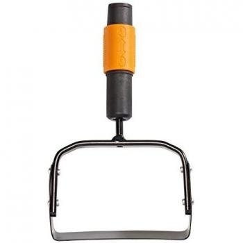 Fiskars Extractor de malas hierbas, Cabezal de herramienta QuikFit, Longitud: 25 cm, Largo: 15,5 cm, Cuchilla de acero, Negro/Naranja, QuikFit, 1000738