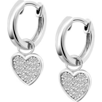 Pendientes Lotus Silver LP3606-4/1 Moments de Plata con Circonitas y Motivo Corazón para Mujer