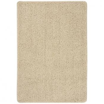 Alfombra peluda antideslizante 120x170 cm color gris oscuro, gris claro y crema para sala de estar, dormitorio, habitación y salón