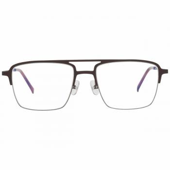Brown Men Optical Frames - Hackett Brown Frames, Material: Acetate, Color: Brown, Style: Full-Rim, Shape: Rectangle, Lens Width: 52mm, Bridge Width: 18mm, Temple Length: 145mm