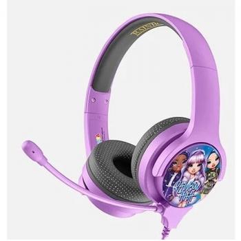 Auriculares Interactivos Infantiles con Cable y Micrófono Extraíble Rainbow High de OTL Technologies