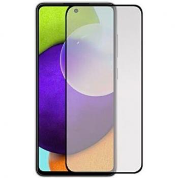 Movilrey Protector para Samsung A52s Negro Cristal Templado de Pantalla para movil. Vidrio 9H