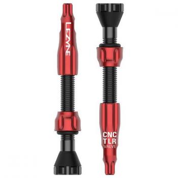 Lezyne Válvula CNC Tubeless Presta 44 mm roja