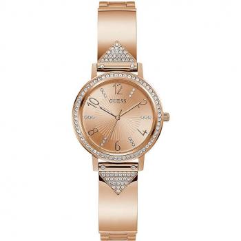 Guess GW0474L3 Women's Tri Luxe Rose Gold Tone Bracelet Wristwatch