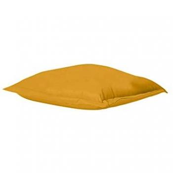 Cojín Pouf 70x70 Naranja Resistente al Agua Poliéster Reciclado