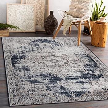 Alfombra Lavable Antideslizante Vintage Andre 1090 Beige 160x220 cm