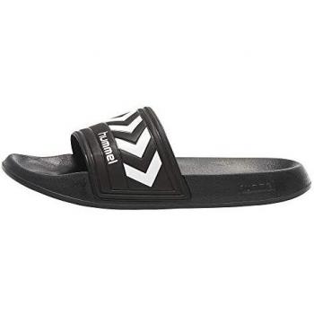 Hummel Larsen Unisex Black Slides Slipper