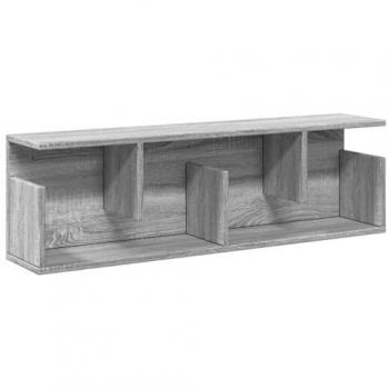 Armario de pared 100x20x30 cm gris Sonoma madera de ingeniería multicapa