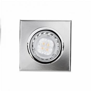 Tvtech. Gigcl10Gu-Sc-40W - Foco bascul led gu10 4w met cromo brillo cdo megaled
