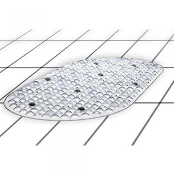 72 x 36 cm de seguridad papillón anti-antideslizante para bañeras decorativa con iluminación LED