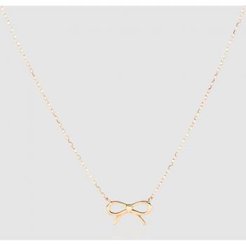 Collar de lazo elegante en oro amarillo de El Corte Inglés