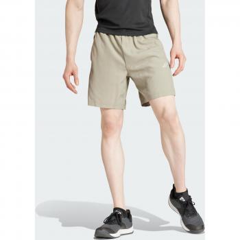 Pantalón corto de fitness adidas essentials gym+ woven hombre beige - XXL