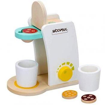 WOOMAX - Cafetera con accesorios de madera woomax