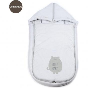 Walking Mum Hello Baby - Saco universal para cuco, color gris