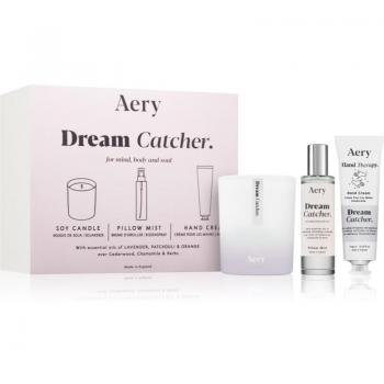 Aery Aromatherapy Dream Catcher Gift Set - Aromatherapy gift set, includes essential oil blend, soy wax candle, and a decorative dream catcher