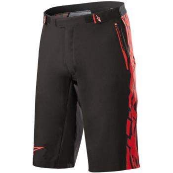 Alpinestars Pantalones cortos de mesa, hombre, negro /rojo