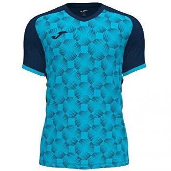 Camiseta de manga corta Joma Supernova III para hombre en color marino turquesa flúor