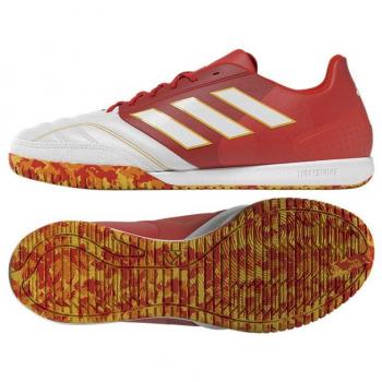 Zapatillas de Fútbol Sala Adidas Top Sala Competition, Talla 44, Naranja/Blanco/Oro