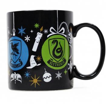 Taza Half Moon Bay Harry Potter Houses Baubles 400ml