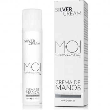Crema de manos Silver con polvo de plata