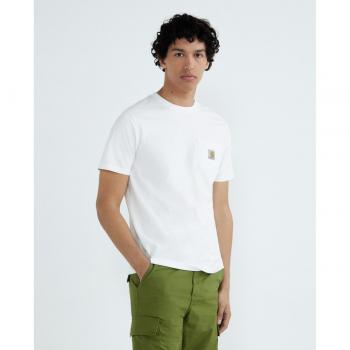 Carhartt WIP Men's Pocket T-Shirt - White - Size S