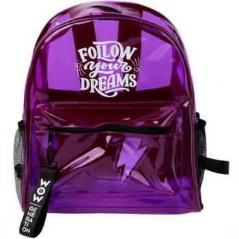 Mochila Transparente de Paseo Wow Generation 32cm - Kids Licensing
