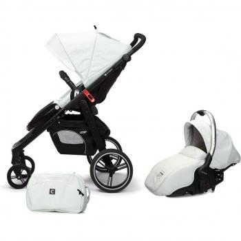 Casualplay Match 2 Loop - Silla de paseo con chasis negro + Sono, color ice