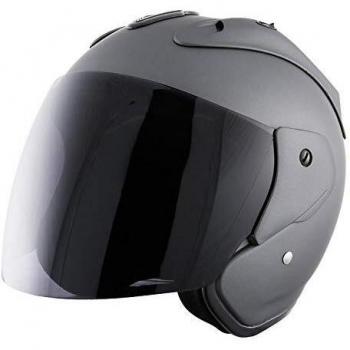 Stormer - Casco jet Sun Evo gris mate
