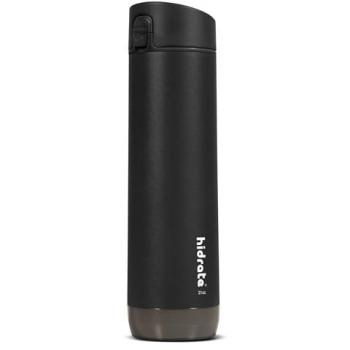 Botella Inteligente HidrateSpark de Acero Inoxidable 620 ml con Luz LED y Apertura Chug - Color Negro