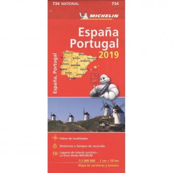 Mapa National España - Portugal - MICHELIN