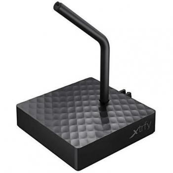 Xtrfy B4 Mouse Bungee Negro, Brazo de Silicona Flexible, Base Estable, Parte inferior de goma antideslizante, Compacto y Conveniente