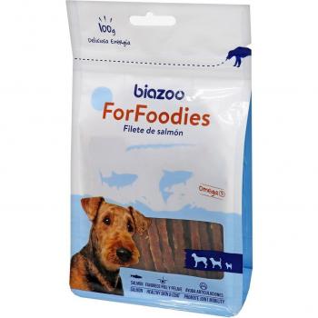 Snack para Perros Filetes de Salmón 100g