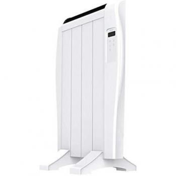 Cecotec Radiador Eléctrico Bajo Consumo Ready Warm 800 Thermal Connected. 4 Elementos, 600 W, De pared o pie, 3 Modos, Temporizador, Mando a Distancia, Pantalla LCD, Control por Wifi, Ultrafino