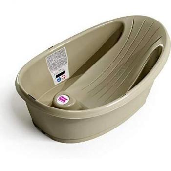Cubeta Bañera Onda Baby Compacta para Neonato 0-12 Meses - Confort y Seguridad - Color Gris