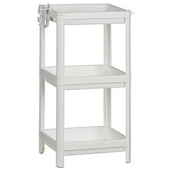 Estantería de Baño Blanco Plástico Berilo, Polipropileno, Multicolor, Estándar