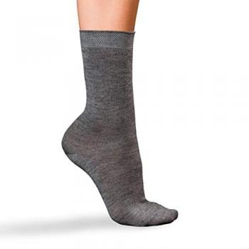 Women's Falke No. 1 Finest Cashmere Socks - Light Grey Melange (Size 2.5-3.5)