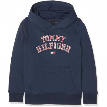 Tommy Hilfiger Essential Hilfiger Hoodie, Capucha para Niños, Azul