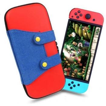 Funda de Transporte Rígida Mario para Consola Nintendo Switch Roja
