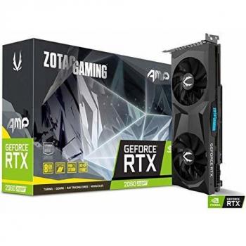VGA ZOTAC RTX 2060 Super AMP,NV,RTX2060,GDDR6,8GB,256BIT,HDMI+3DP,2 Ventiladores