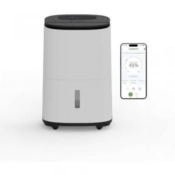 Deshumidificador MeacoDry Arete® Two 10L, ultra silencioso, control por app, purificador HEPA H13, secado eficiente de ropa, bajo consumo energético