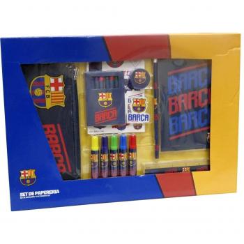 Set de papelería 20 piezas FC Barcelona