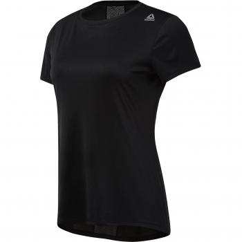 Reebok Re SS tee Camiseta, Mujer, Negro, 2XS