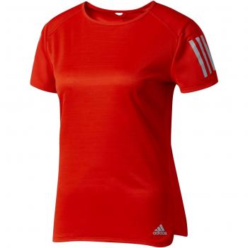 adidas Rs Ss Tee W, Camiseta Para Mujer, Rojo