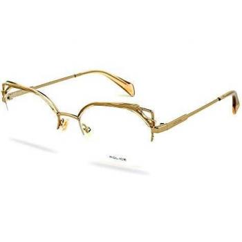 Police S0348990 Montura de Gafas VPLA0408FF para Mujer, Multicolor, 52 mm