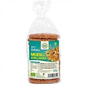 SOLNATURAL Galletas de muesli con avellanas bio 250 g